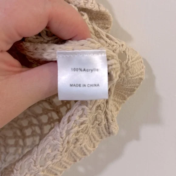 NWT Beige Knit Women's pull over sweater size xxl coastal - Picture 5 of 6